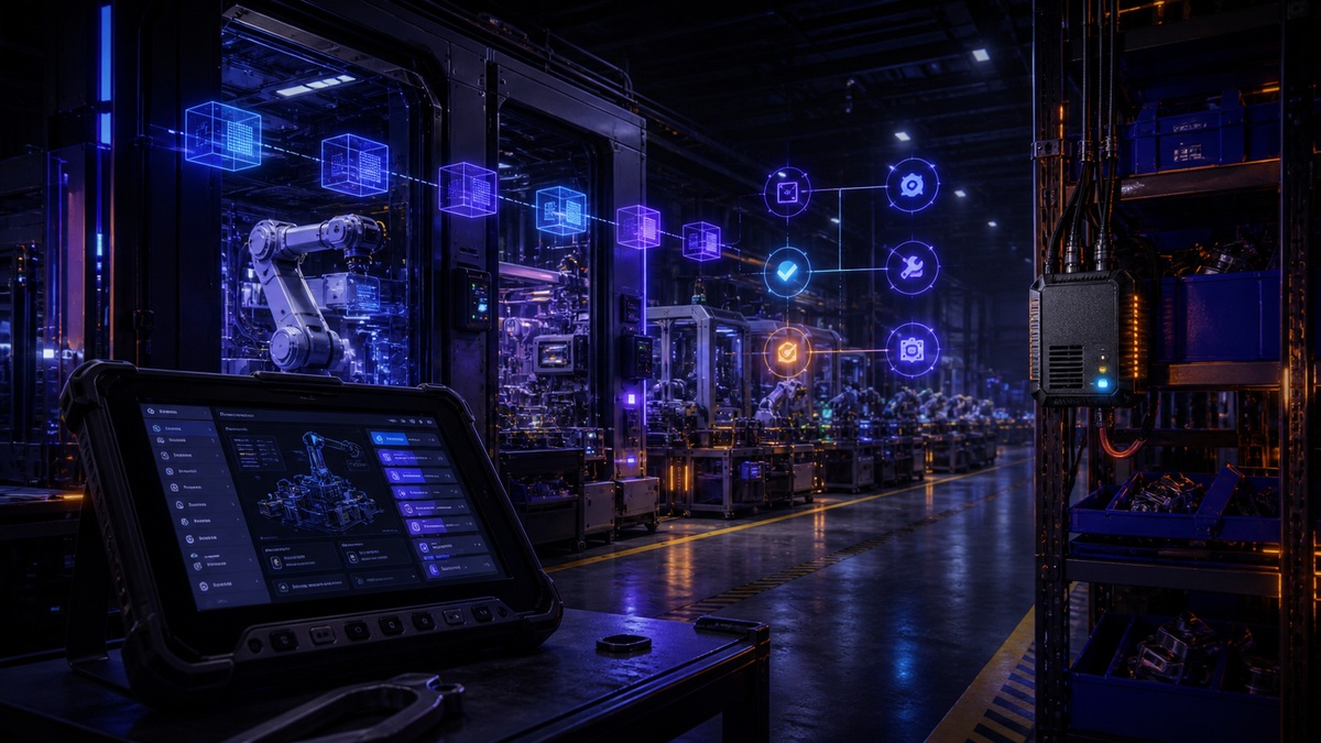 制造业设备台账与移动工单App